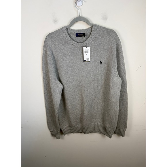 Polo Ralph Lauren Other - Polo Ralph Lauren Mens XL Grey Heather Cotton Crewneck Sweater 710727573011